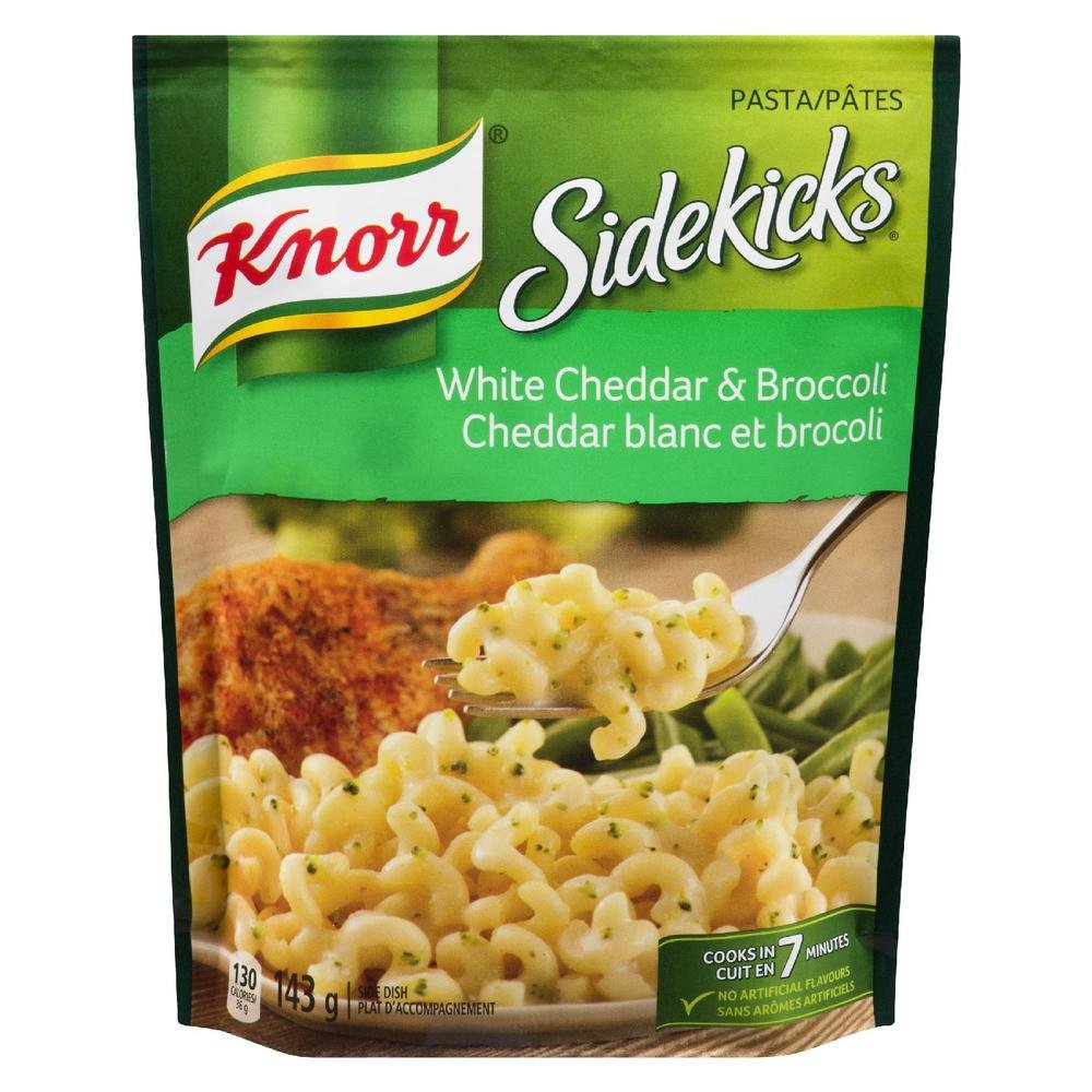 Knorr Sidekicks White Cheddar And Broccoli Pasta 143g - {Canadian}