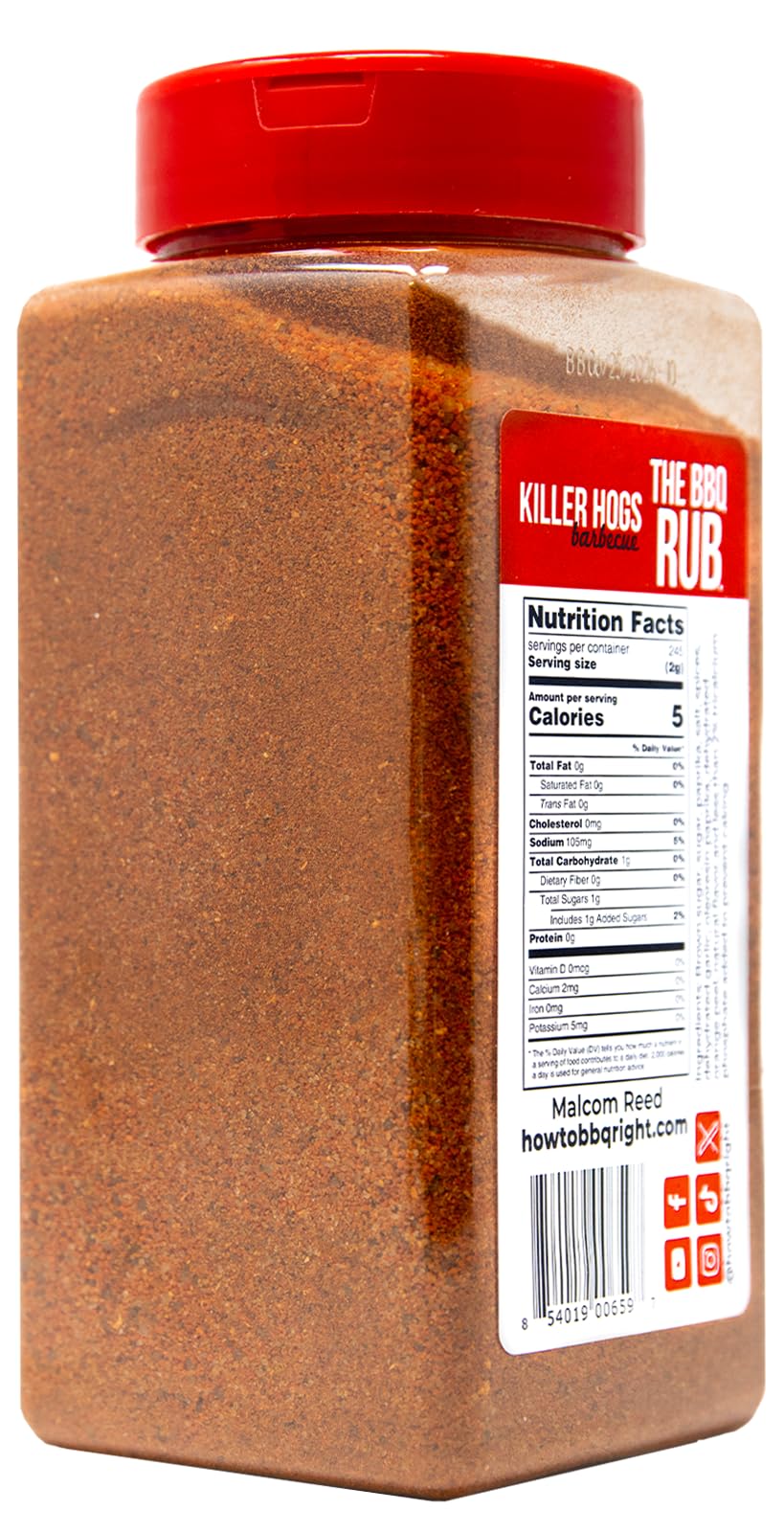 Killer Hogs The Bbq Rub | Championship Grill Seasoning For Beef, Steak, Burgers, Pork, And Chicken | 20 Year Commemorative Edition | 17.3 Ounces