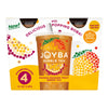 Joyba Bubble Tea Mango Passion Fruit Green Tea, 4 Pack, 12 Fl. Oz. Cups
