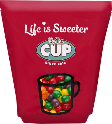 By The Cup Assorted Fruit Sours Chewy Candy, 5 Lb Bulk Bag
