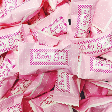 Buttermints - 13 Oz. Bag - Approximately 100 Individually Wrapped Mints (Its A Girl)
