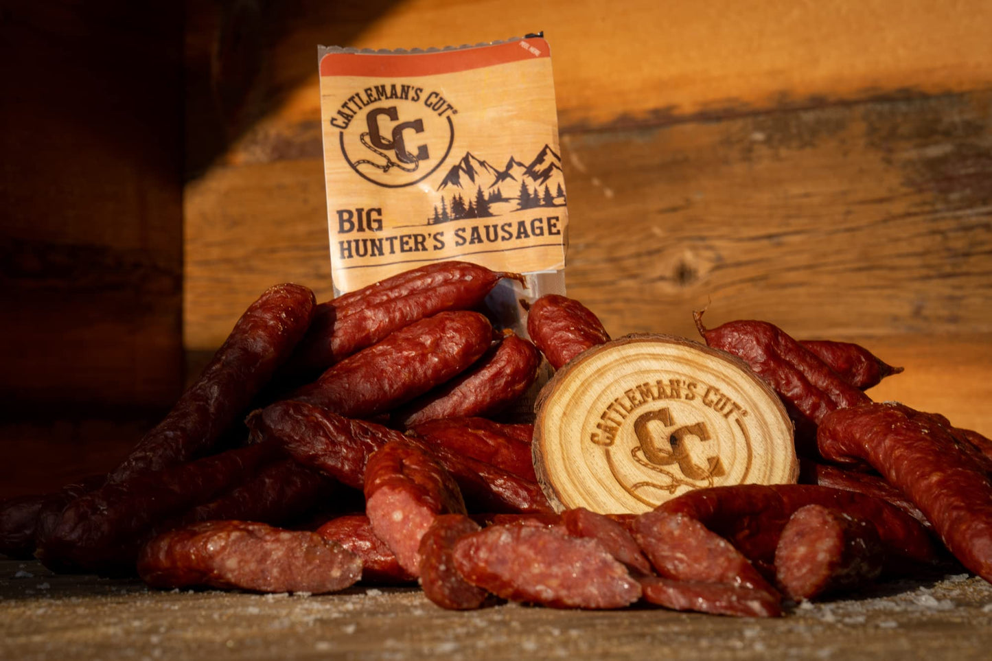 CATTLEMANS CUT Big Hunters Sausage, 2.75 Ounce, Pack of 6