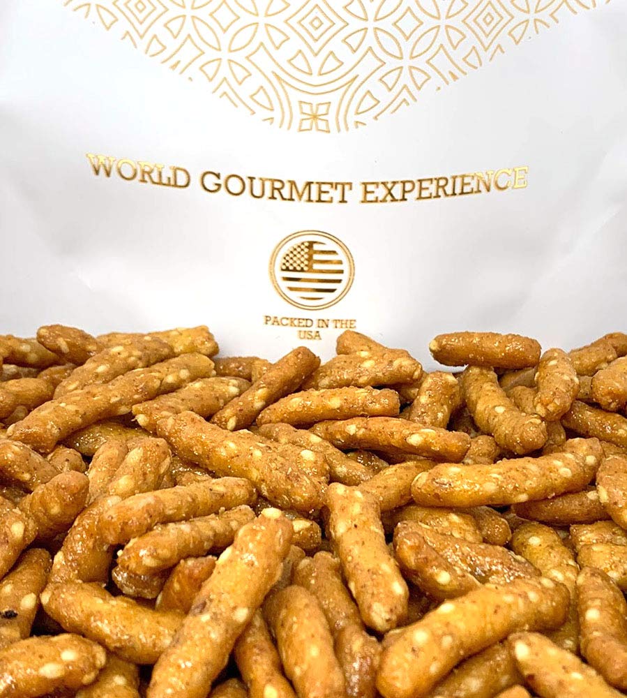 SweetGourmet Honey Roasted Sesame Sticks, Healthy Snack, 1 Pound