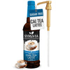 Syruvia Sugar Free Chai Tea Syrup With Syrup Pump Dispenser - Chai Tea Syrup Flavor, 25.4 fl oz - Perfect for Cocktails, ice Tea