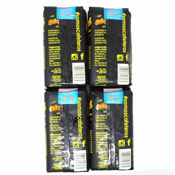 Cafe El Coqui Puerto Rican Ground Coffee (4Pack) - 14Oz