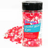 Bakerpan Heart Sprinkles For Baking - Assorted Colors Sprinkles For Cookies - 4 Ounces Heart Shaped Sprinkles Edible For Cake Decoration, Valentines Day Sprinkles (Made In Usa)