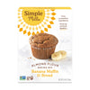 Simple Mills Almond Flour Baking Mix, Banana Muffin & Bread Mix - Gluten Free, Plant Based, Paleo Friendly, 9 Ounce (Pack Of 1)