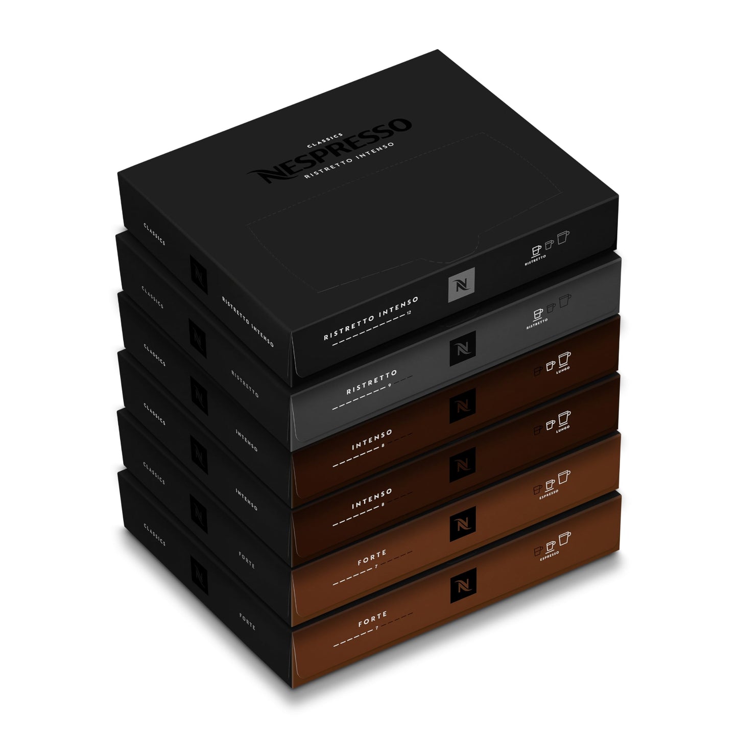 Nespresso Professional Coffee Units Intense Assortment Coffee Bundle 300-Count Units