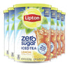 Lipton Zero Sugar Iced Tea Mix, Lemon, Makes 28 Quarts (Pack Of 6)