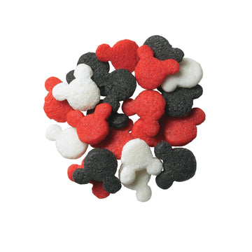 DECOPAC Mickey Mouse Quins, 18oz, Fancy Sprinkles Shaped Like Mickey Mouse, Candy Sprinkles in Handheld Container, Edible Sprink