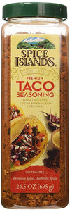 Spice Islands Premium Taco Seasoning, 24.5 Ounce