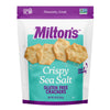 Miltons Gluten Free Crackers, Crispy Sea Salt - Non-GMO Project Verified, Kosher, Certified Gluten Free Snack, 5 Grains In Every