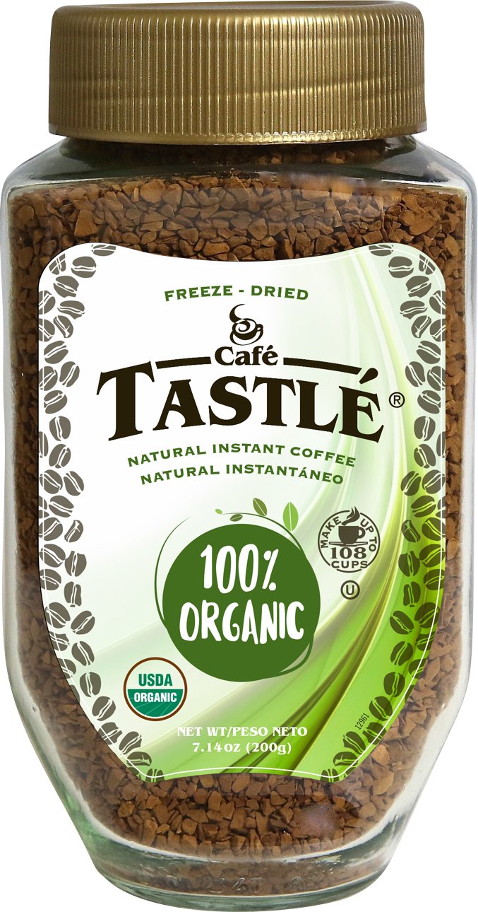 Cafe Tastl   100% Organic Instant Coffee, 7.14 Ounce