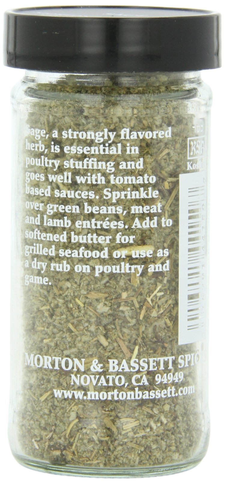 Morton & Bassett Sage Spices, Pack of 3, 0.4 Ounce Each, Model 560748