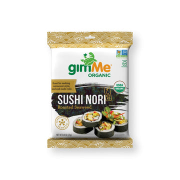 Gimme Seaweed - Organic Roasted Seaweed - Sushi Nori - 0.81 Ounce - (Pack Of 12) - Non Gmo, Gluten Free, Keto, Paleo