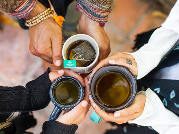 Organic India Iced Tulsi Herbal Tea Favorites - Hibiscus, Lemon Ginger, Sweet Rose - Adaptogen, Vegan, Usda Certified Organic, N