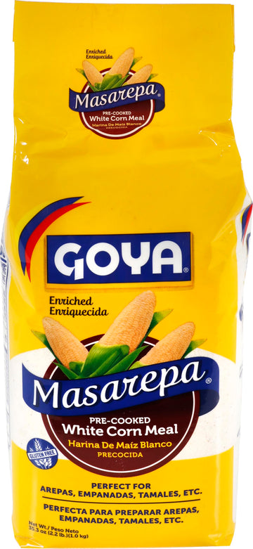 Goya Pre-Cooked White Corn Meal, 35.2 Ounce Each, Pack Of 2
