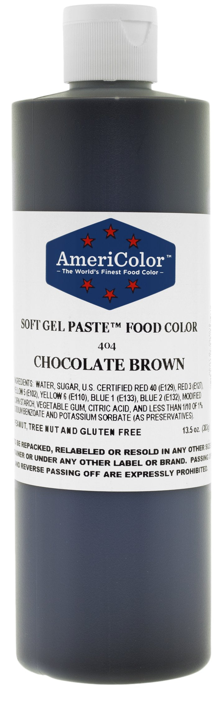 Americolor Soft Gel Paste Food Color, 13.5-Ounce, Chocolate Brown