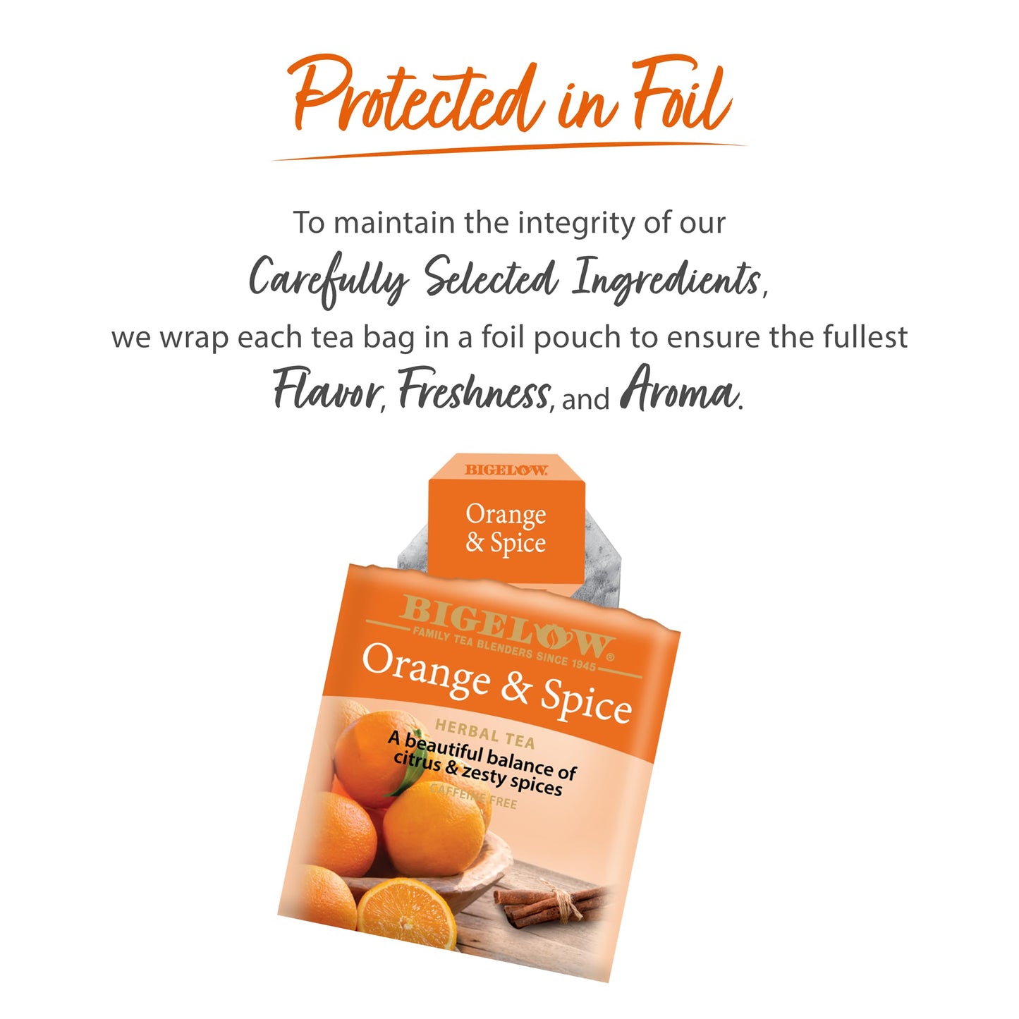 Bigelow Orange & Spice Tea Bags - 20 Ct - 3 Pack