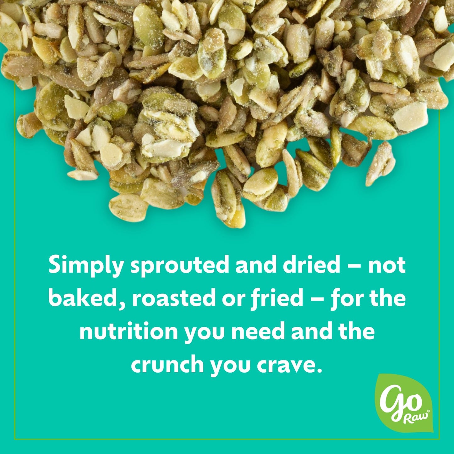 Go Raw Organic Sprouted Sweet & Salty Kettle Snacking Seeds, 4 oz, 6 Pack, Pumpkin & Sunflower Seeds, Keto, Kosher