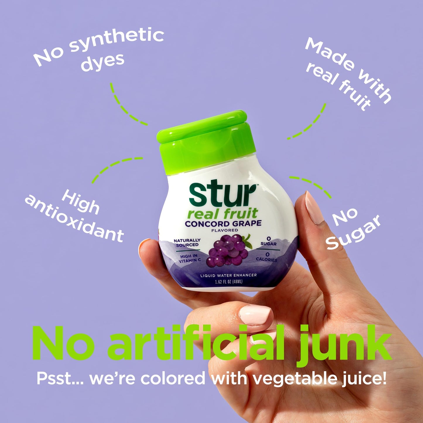 Stur Soda Machine Flavors Variety Pack | Naturally Sweetened | High In Vitamin C & Antioxidants | Sugar Free | Zero Calories | K
