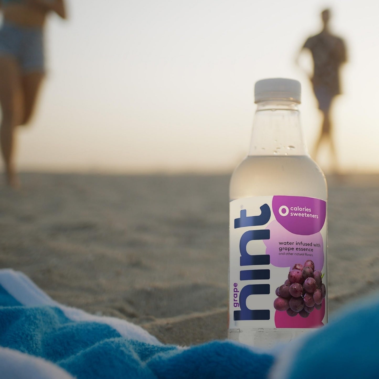 Hint Water Grape, Pure Water Infused With Grape, Zero Sugar, Zero Calories, Zero Sweeteners, Zero Preservatives, Zero Artificial Flavors, 16 Fl Oz (Pack Of 12)
