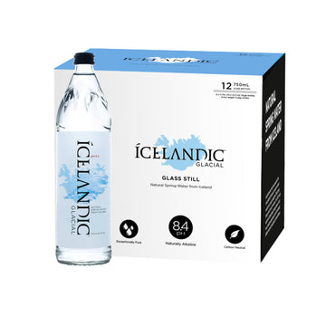 Icelandic Glacial Natural Spring Water, Still, 25.3 Fl Oz - Pure, Refreshing Taste, Perfect for Hydration