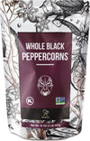 Soeos Black Peppercorns, 32oz (Pack of 1), Non-GMO, Kosher, Packed to Keep Peppers Fresh, Peppercorn for Grinder Refill, Whole P