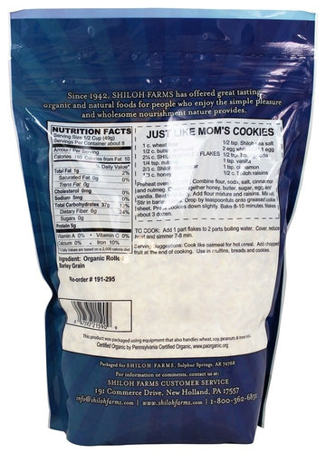 Shiloh Farms - Organic Barley Flakes - 16 Oz.