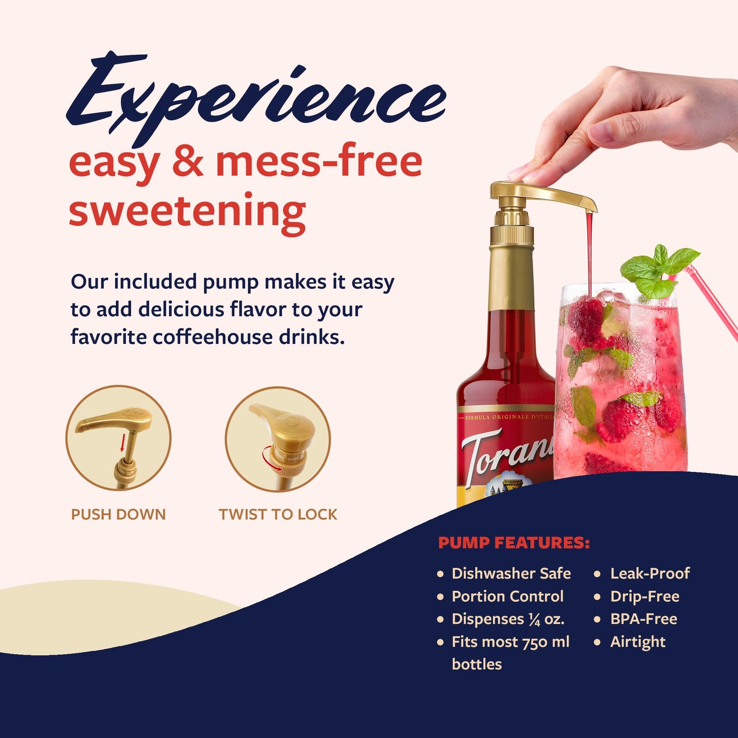 Torani Cherry Lime Syrup For Drinks, Flavoring For Iced Tea, Lemonade, Sodas, And Cocktails, Glass Bottle With Pump Included, 25