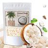 Generic Dried Coconut Chunks, Unsweetened Crunchy Coconut Strips, 7oz, Vegan, No Additives, Resealable Bag