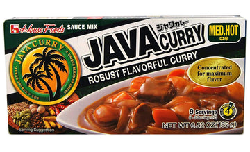 House Foods Java Curry Medium Hot 6.52Oz, 2 Pack