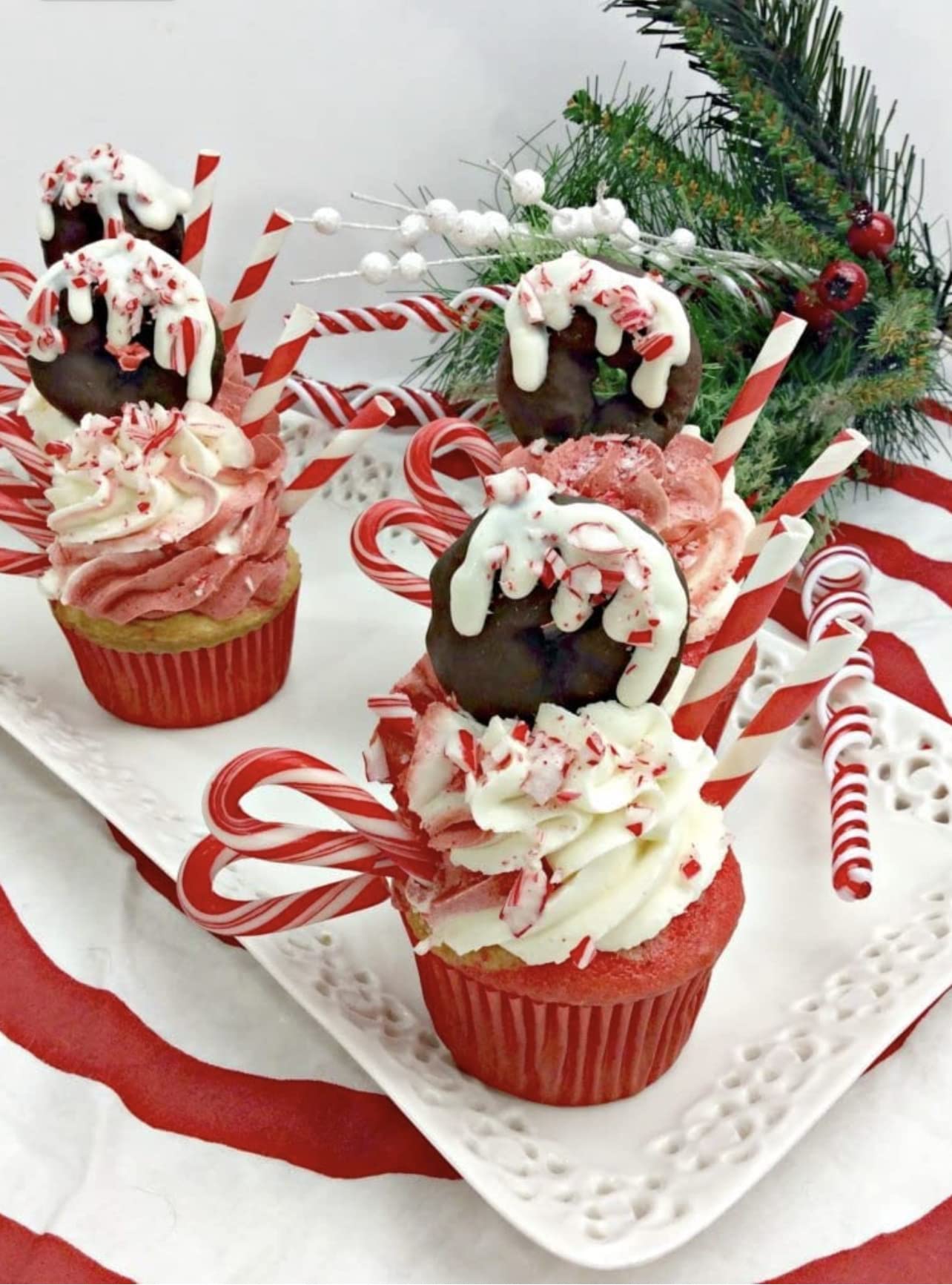 Peppermint Mini Candy Canes (96 Individually Wrapped Candies) Bulk Christmas Candy | Bundled With Free Sameday Shippers Fun Stic