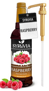 Syruvia Raspberry Syrup - Blue Syrup Flavor, 25.4 fl oz - Perfect for Cocktails, ice Tea, Desserts, Italian Sodas, Ice and More,