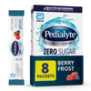 Pedialyte Electrolyte Drink Mix, Zero Sugar, Berry Frost, 8 Single-Serving Powder Packets