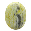 Serpentine Palm Stone - Pocket Massage Worry Stone For Natural Body Chakra Balancing, Reiki Healing And Crystal Grid