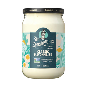 Sir Kensingtons Mayonnaise Classic Mayo Gluten Free, Non- GMO Project Verified, Certified Humane Free Range Eggs, Shelf-Stable