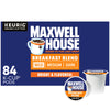 Maxwell House Breakfast Blend Mild Roast K-Cup Coffee Pods, 84 Ct Box