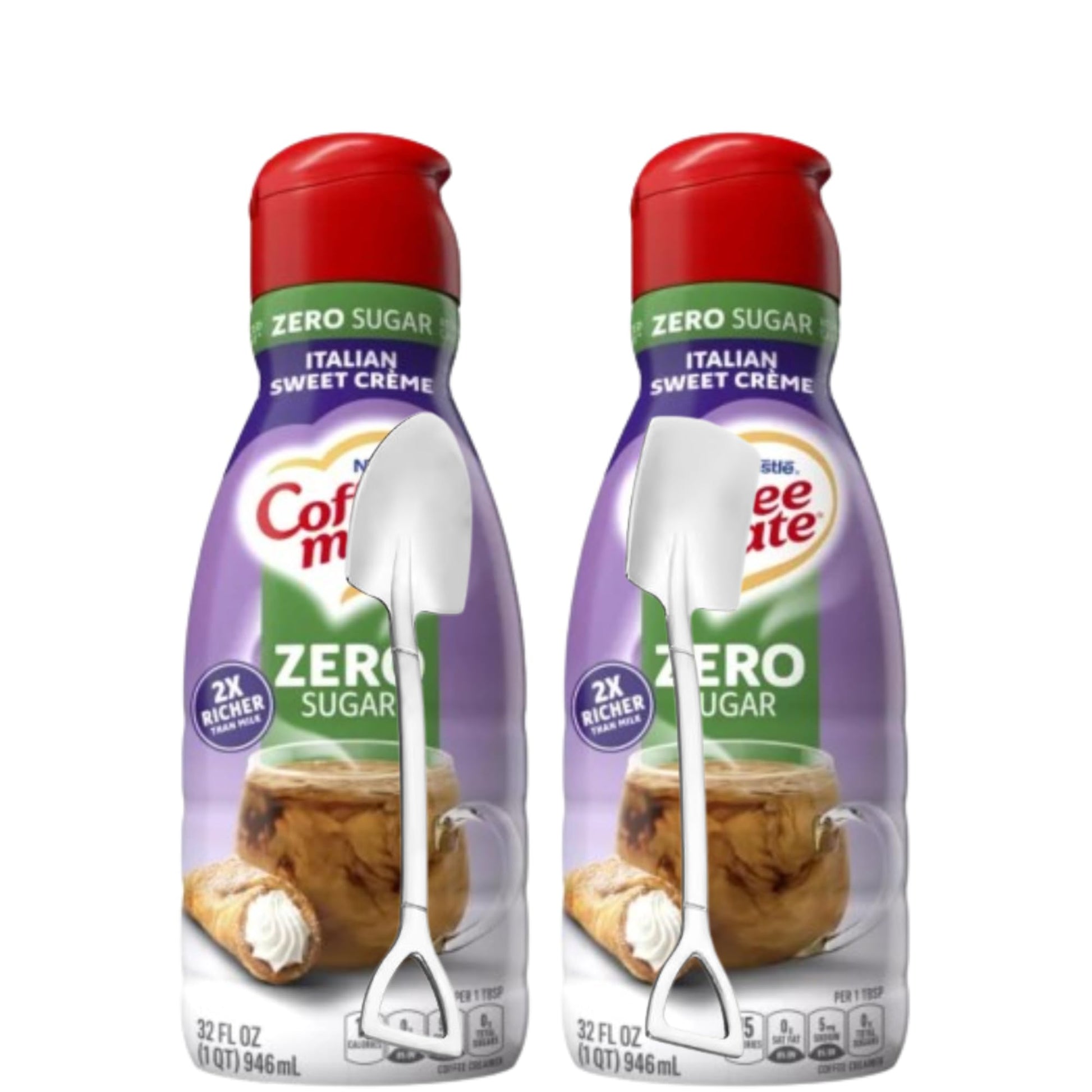 Candy Freezer Liquid Coffee Creamer ??????-?al? Rich & Creamy Flavor Sugar Free 32 Fl oz. Pack of 2 (Two) Bottles Includes Candy