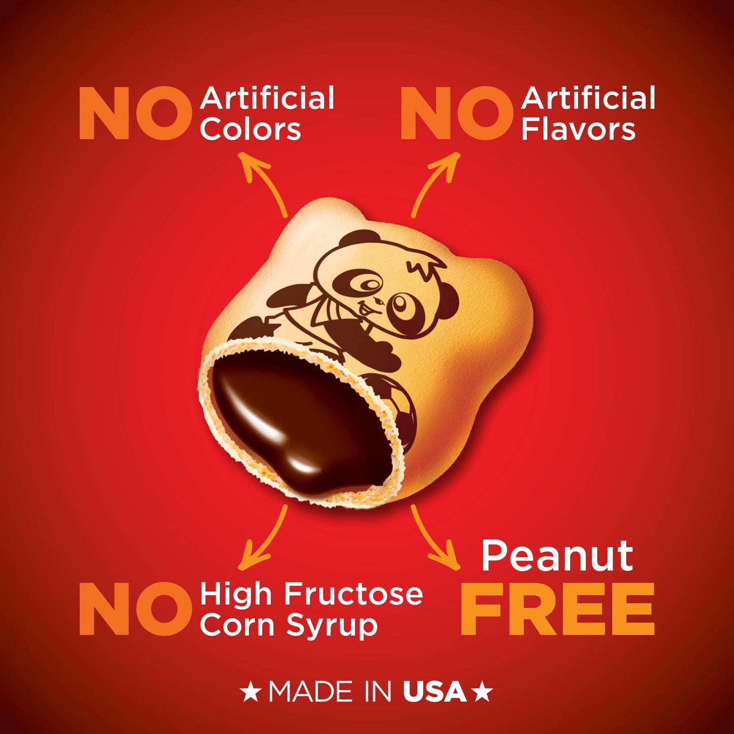 Meiji Hello Panda Cookies, Chocolate Crème Filled - 2.2 Oz, Pack Of 6 - Bite Sized Cookies With Fun Panda Sports