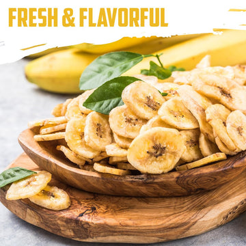 Sweetened Banana Chips - 4 Lb Healthy Snack Option, Elevate Your Healthy Lifestyle With These Delicious Banana Snacks.