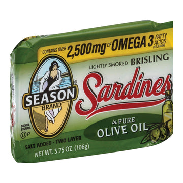 Seasons, Sardine Brslng Qurtr O Oil, 3.75 OZ (Pack of 12)