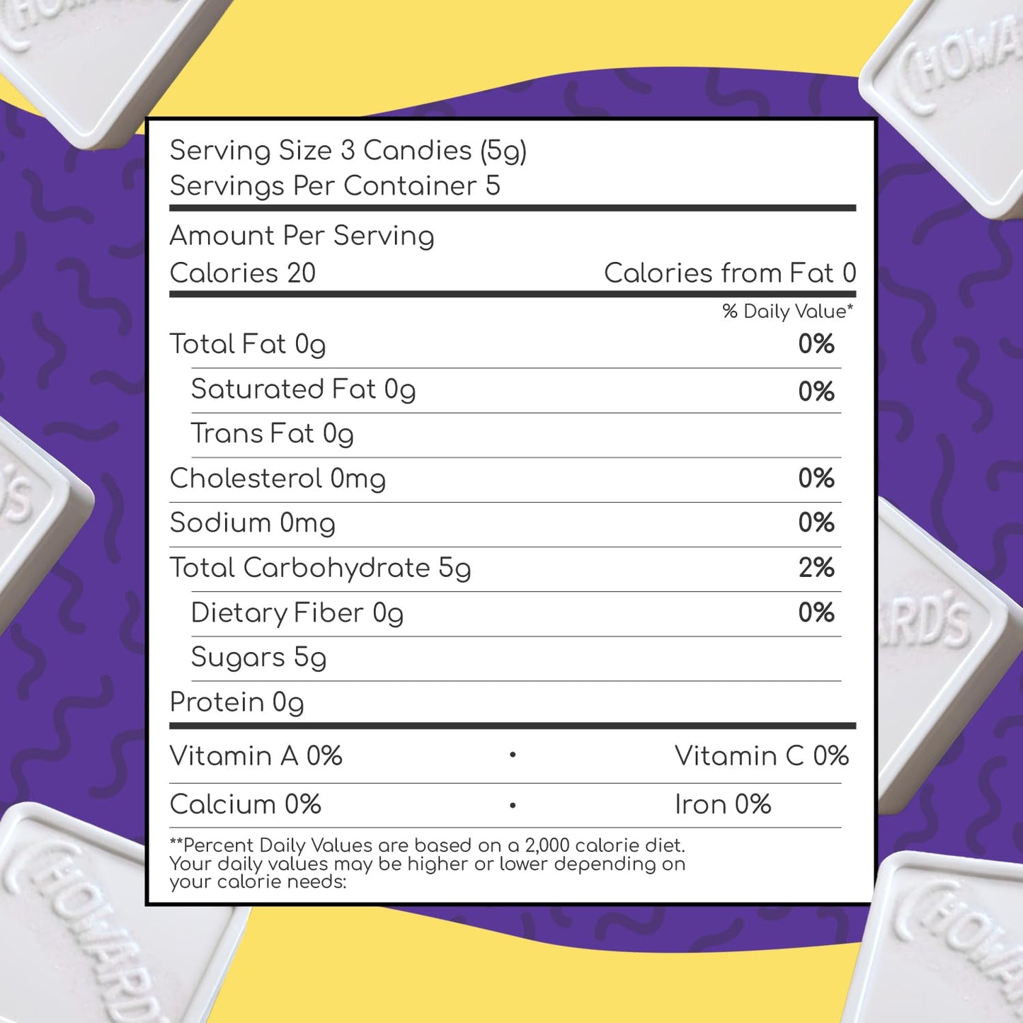 Chowards Violet Mints Candy - Gift Edition, 24 Count | Floral-Flavored Treats for a Sweet Celebration!