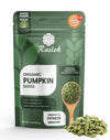 Raslok Pumpkin Seeds 7 Oz (200G) | High Protein Superfood Snack | Rich In Magnesium Zinc & Iron | Raw Shelled Unsalted | Keto-Friendly & Vegan | Resealable Pack