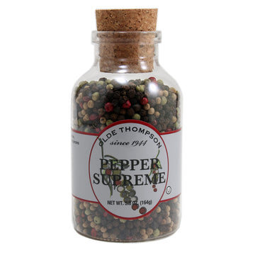 Olde Thompson Pepper Supreme, Whole Pepper Blend With White, Black, Pink, Green Peppercorns, 5.8 Oz