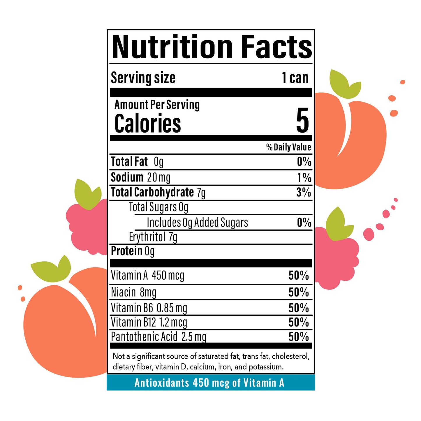 Bubblr Antioxidant Sparkling Water, Peach Raspberry, 12 Fl Oz, 12 Count, 0g Sugar, Gluten Free, All Natural Flavors