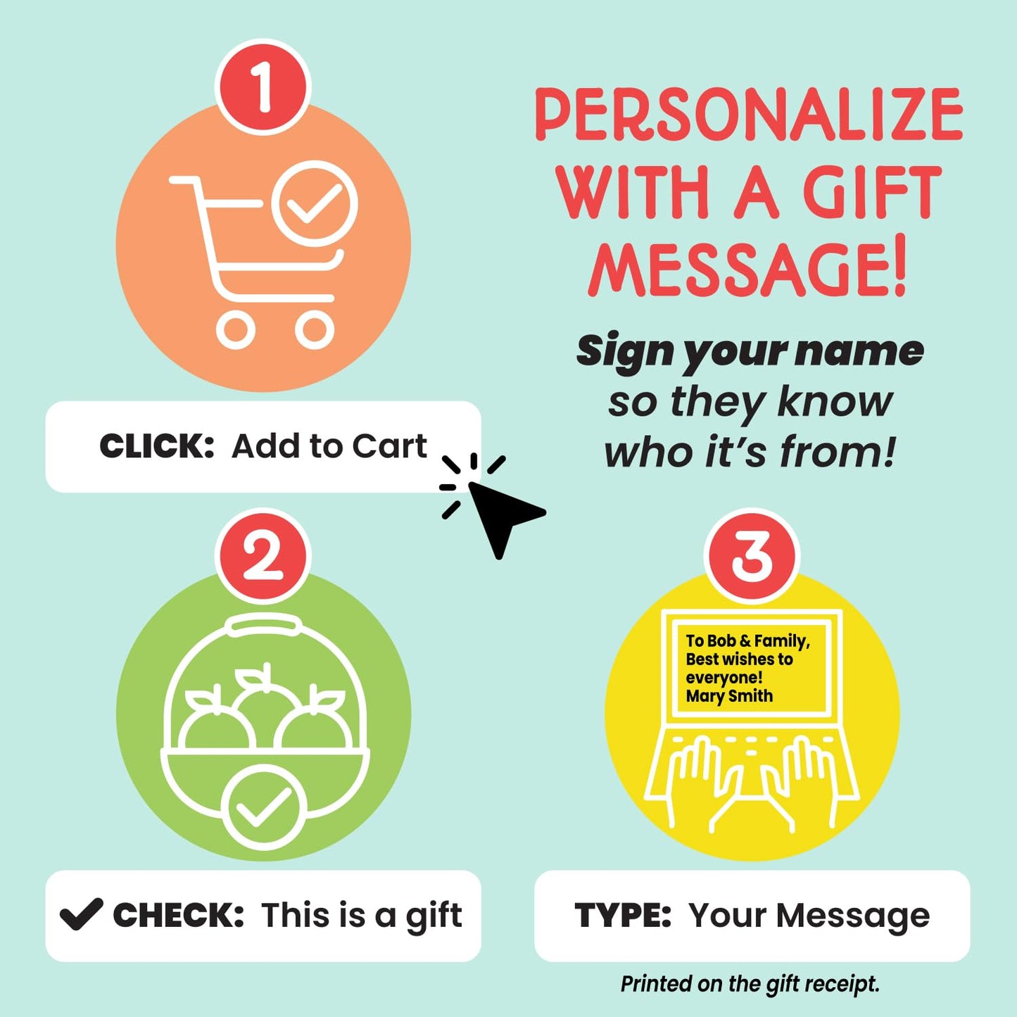 A Gift Inside Happy Birthday California Farmstead Fruit Gift Basket