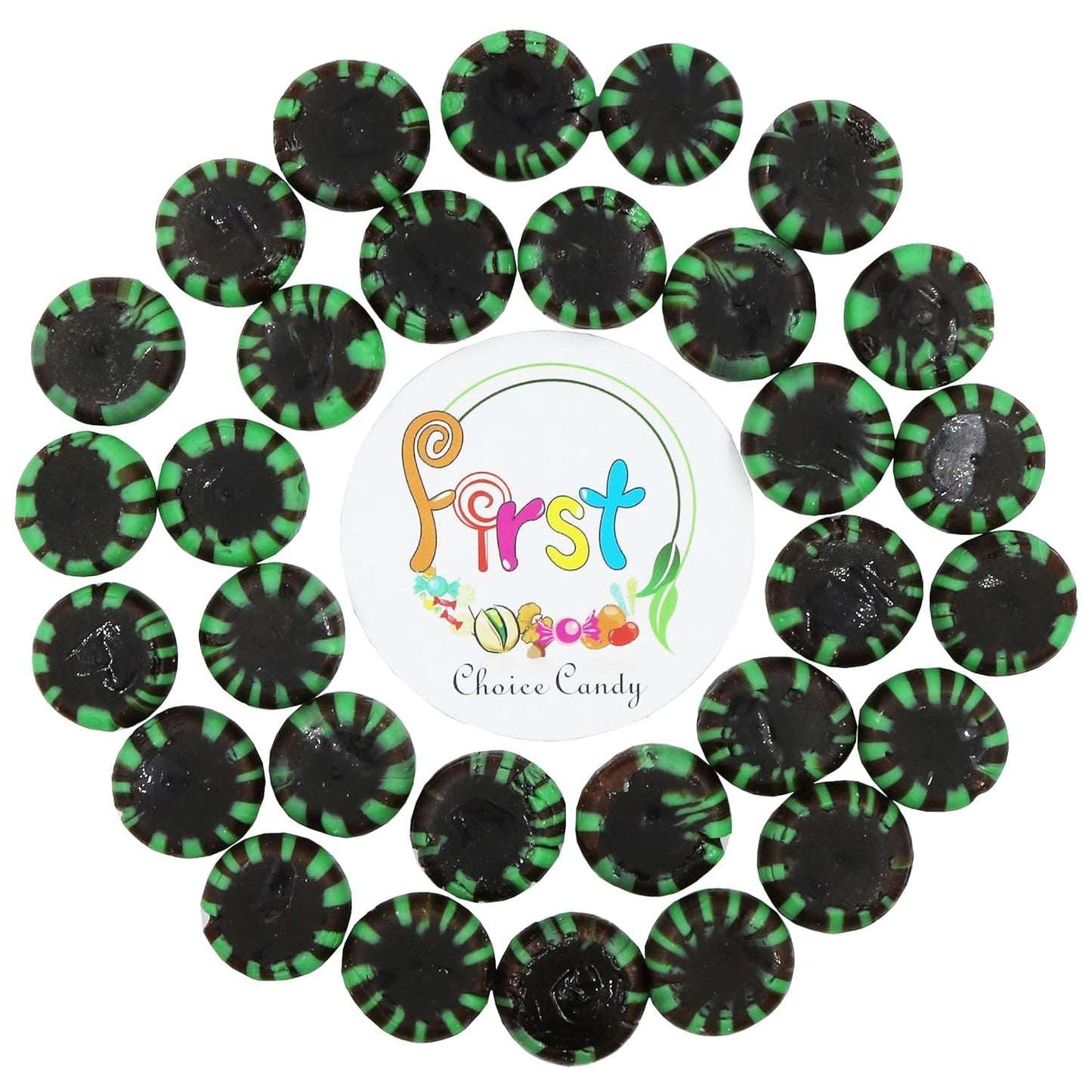 FirstChoiceCandy Starlight Mint Hard Candy Disc (10 Pound (Pack of 1), Chocolate)