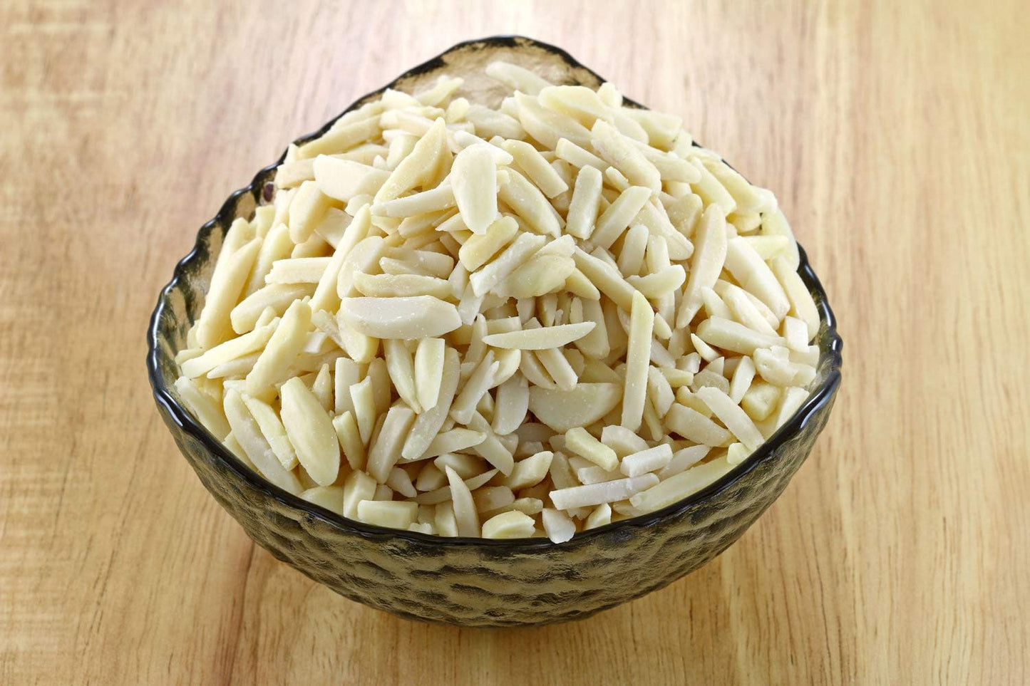 Food To Live - Blanched Slivered Almonds, 1 Pound Chopped Raw Blanched Almonds, Unsalted, Vegan, Keto, Kosher, Bulk. High In Pro