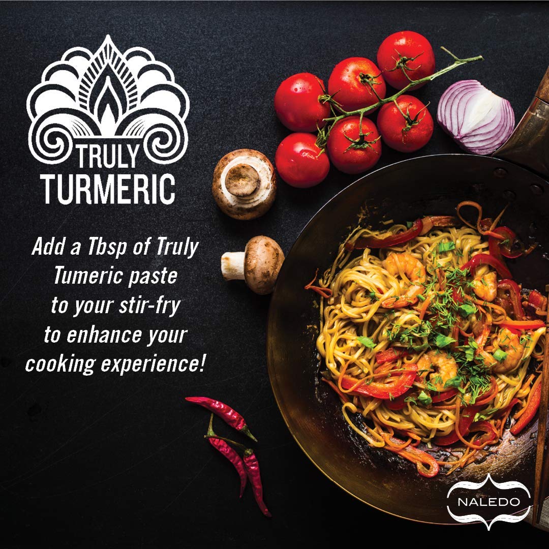 Truly Turmeric - Fresh Wildcrafted Whole Root Turmeric Paste, Non-GMO, Vegan and Keto Turmeric Spice for Cooking and Golden Milk